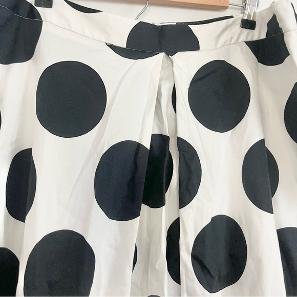 Lane Bryant Plus Women’s Skirt Polka Dotted Pleated Black White Career Wear 18 - Picture 5 of 7